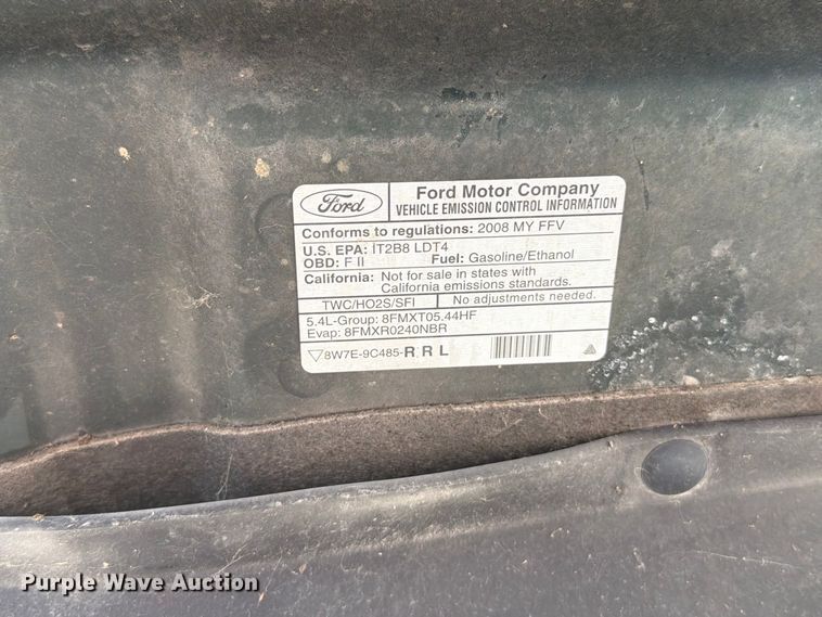 image for item FT6311 2008 Ford F150 Ext. Cab pickup truck