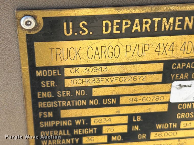 image for item FT6313 1997 Chevrolet Silverado 3500 Crew Cab pickup truck