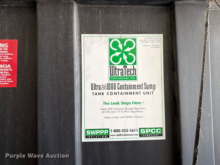 image for item FT6327 Ultratech 1000 Containment Sump spill containment unit