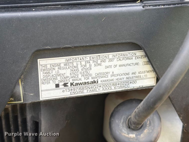 image for item FT6370 2007 Hustler Super Z ZTR lawn mower