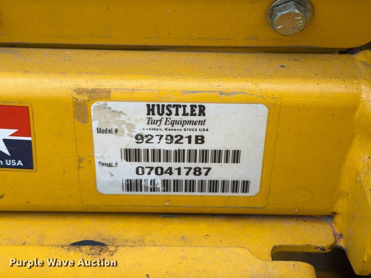 image for item FT6370 2007 Hustler Super Z ZTR lawn mower