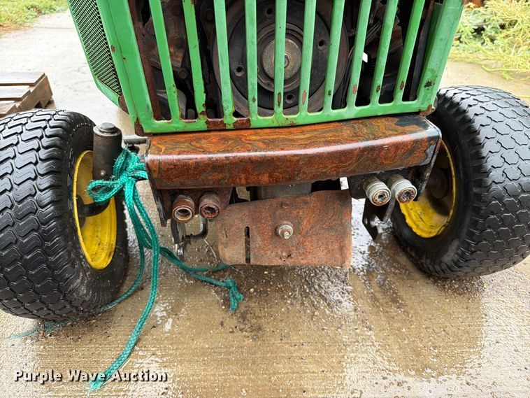 image for item FT6747 John Deere 322 lawn mower