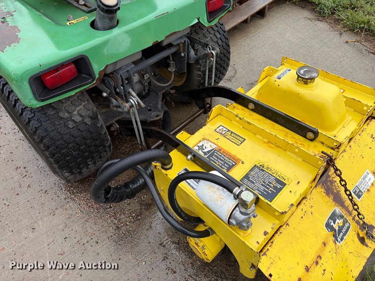 image for item FT6747 John Deere 322 lawn mower