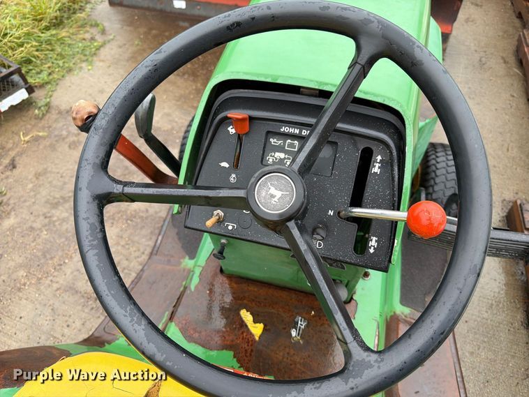 image for item FT6747 John Deere 322 lawn mower