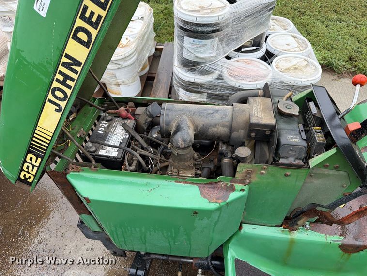 image for item FT6747 John Deere 322 lawn mower