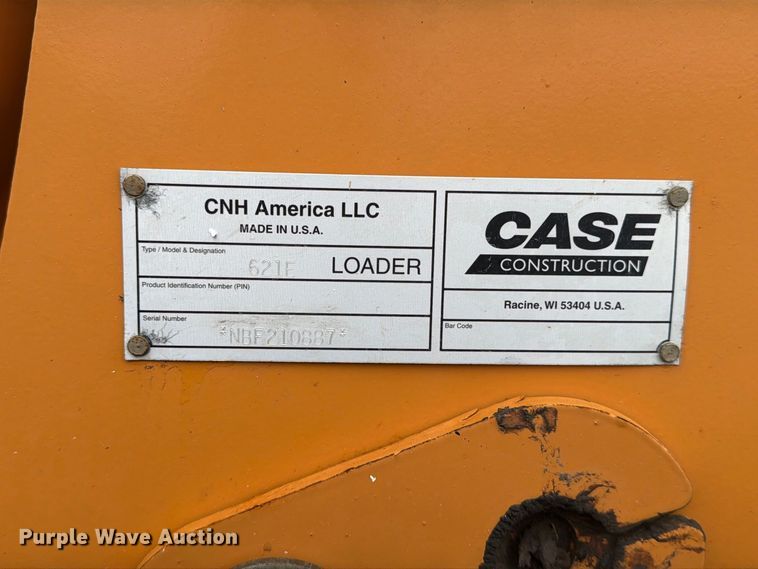 image for item FT6750 2011 Case 621E wheel loader