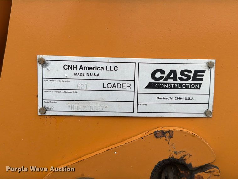 image for item FT6750 2011 Case 621E wheel loader