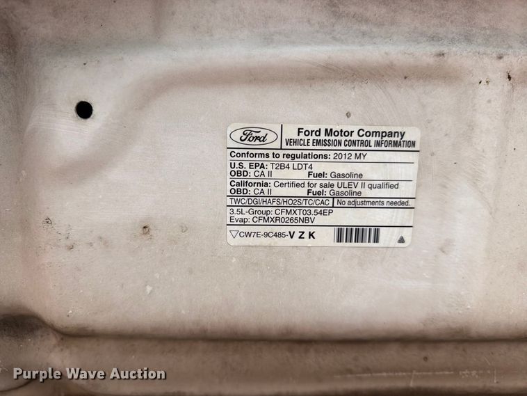 image for item FT6751 2012 Ford F150 Crew Cab pickup truck