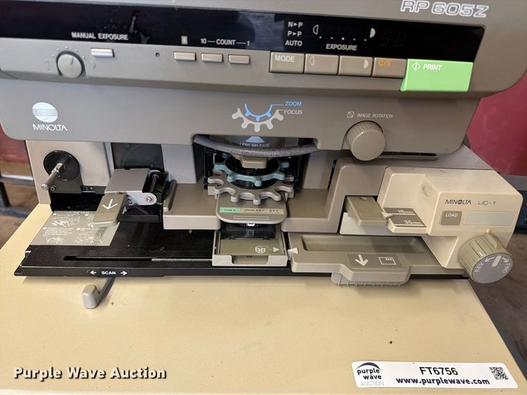 image for item FT6756 Minolta RP605Z microfilm reader printer