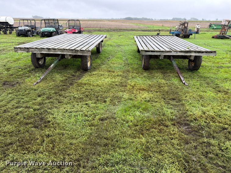 image for item FT6763 (2) flatbed trailers