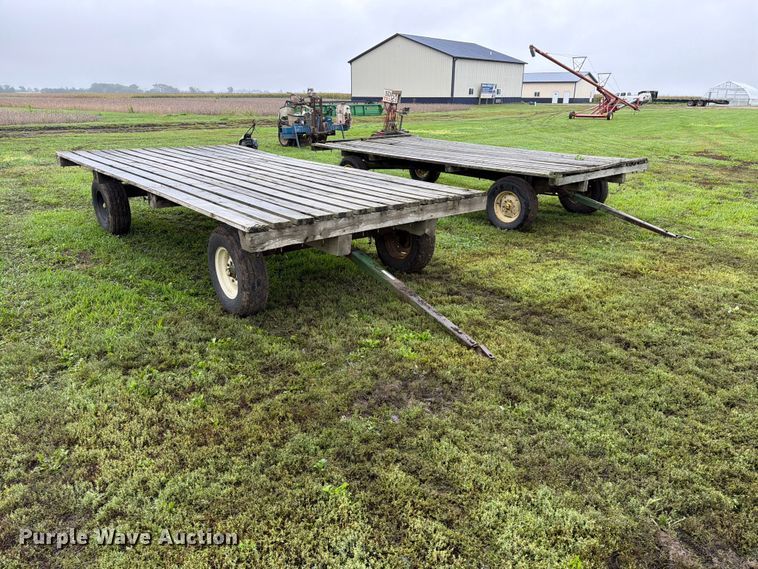 image for item FT6763 (2) flatbed trailers