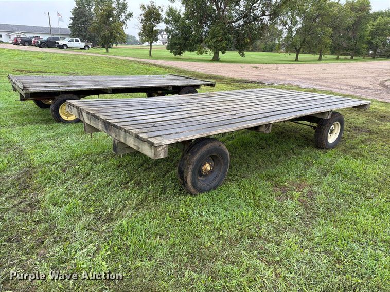image for item FT6763 (2) flatbed trailers