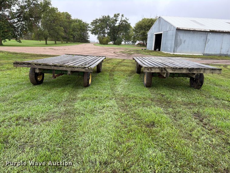 image for item FT6763 (2) flatbed trailers