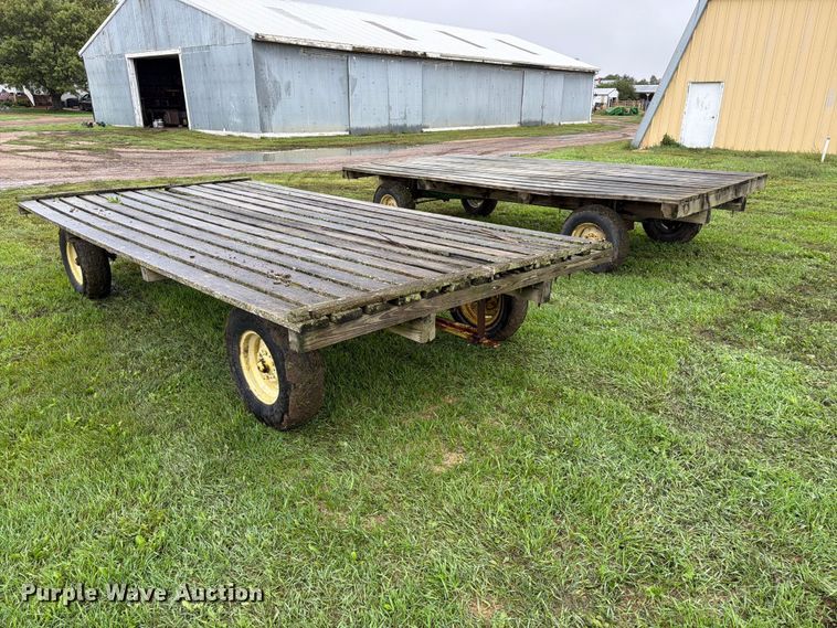 image for item FT6763 (2) flatbed trailers