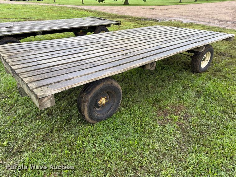 image for item FT6763 (2) flatbed trailers