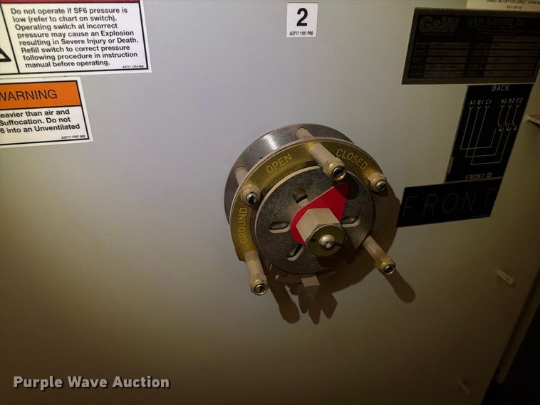 image for item FT6798 G&W Electric Co. SF6 gas insulated switchgear