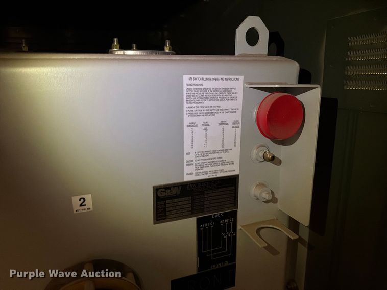 image for item FT6798 G&W Electric Co. SF6 gas insulated switchgear