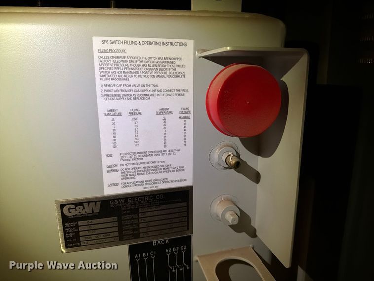 image for item FT6798 G&W Electric Co. SF6 gas insulated switchgear