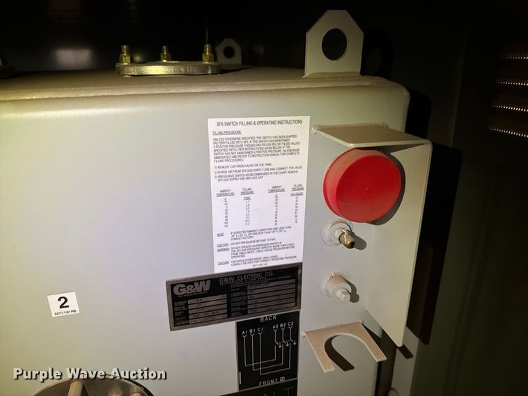 image for item FT6799 G&W Electric Co. SF6 gas insulated switchgear