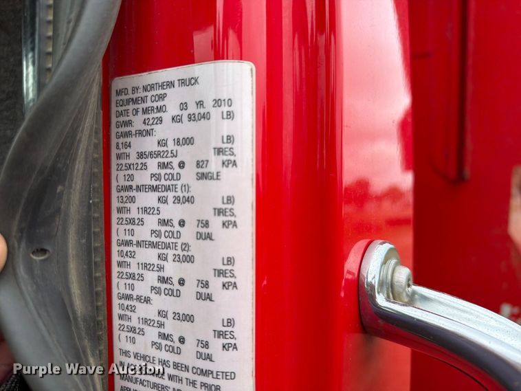 image for item FT6805 2010 International 7600 dump truck