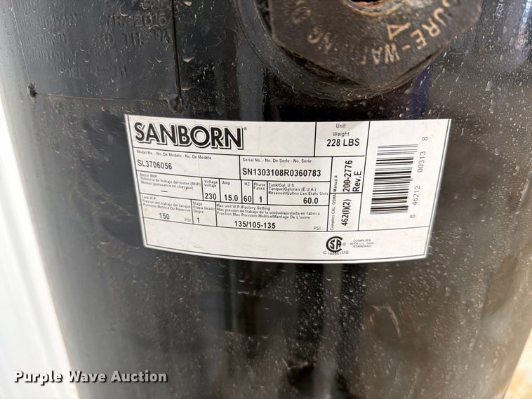 image for item FT6806 Sanborn SL3706056 air compressor