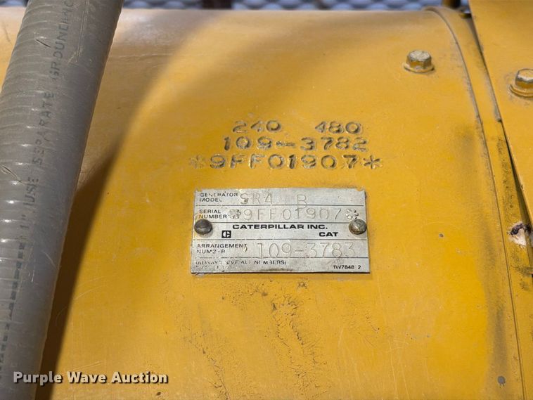 image for item FT6825 1995 Caterpillar SR4 B generator