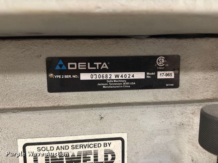 image for item FU0530 Delta 17-965 drill press