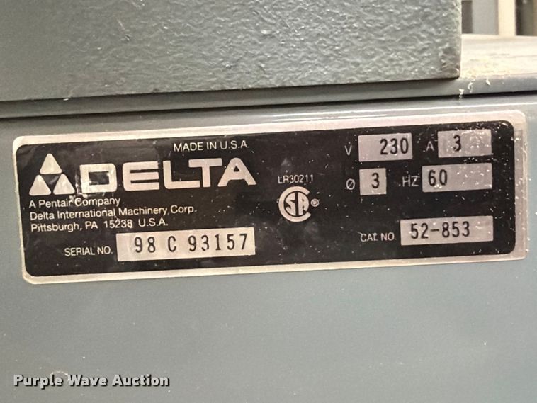 image for item FU0536 Delta 37-150 jointer