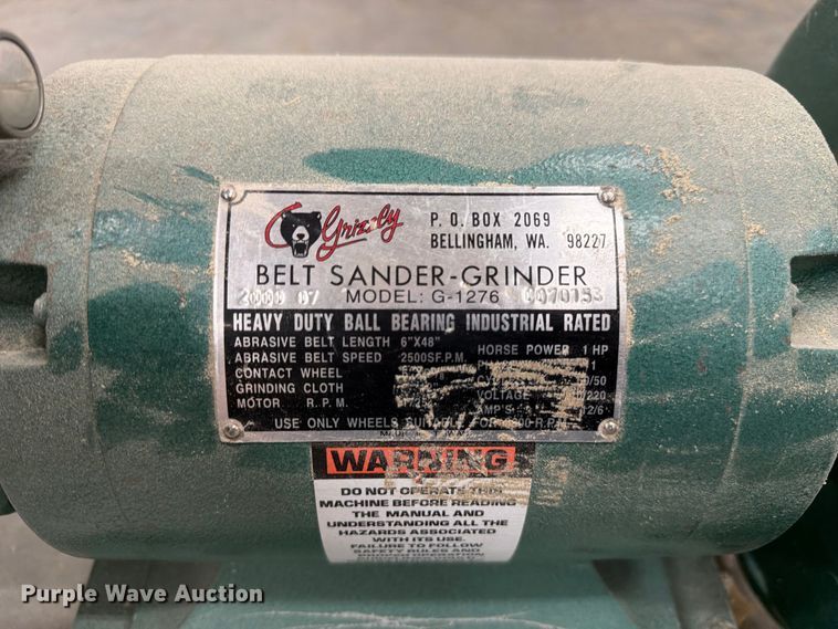 image for item FU0538 Grizzly G-1276 dual sander
