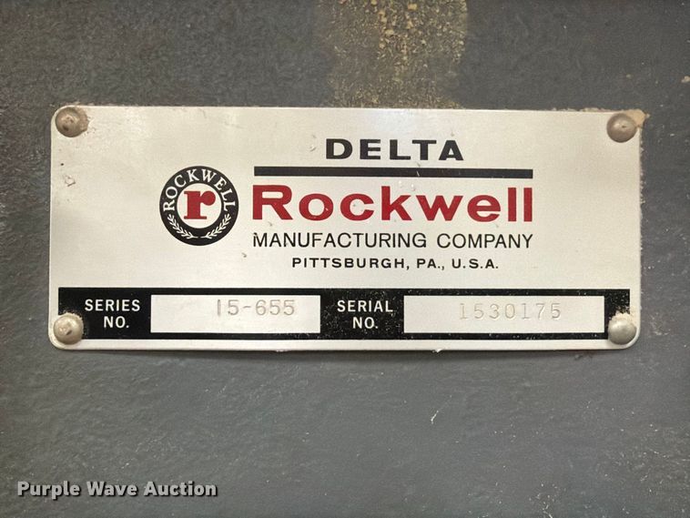 image for item FU0539 Rockwell Delta 15-655 drill press
