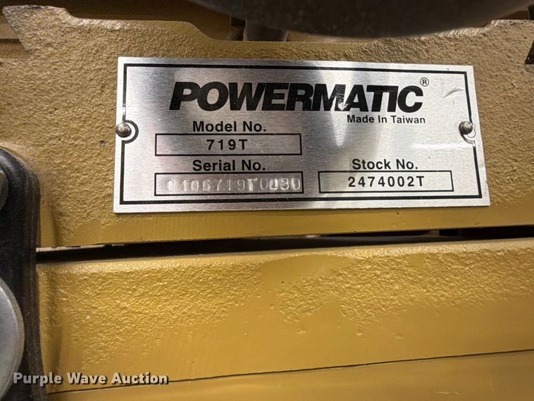 image for item FU0555 Powermatic 719T tilt table mortiser