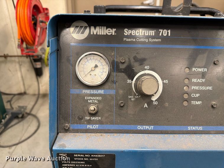 image for item FU0561 Miller Spectrum 701 plasma cutter