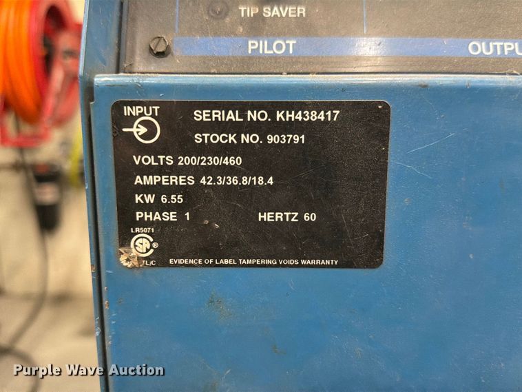 image for item FU0561 Miller Spectrum 701 plasma cutter