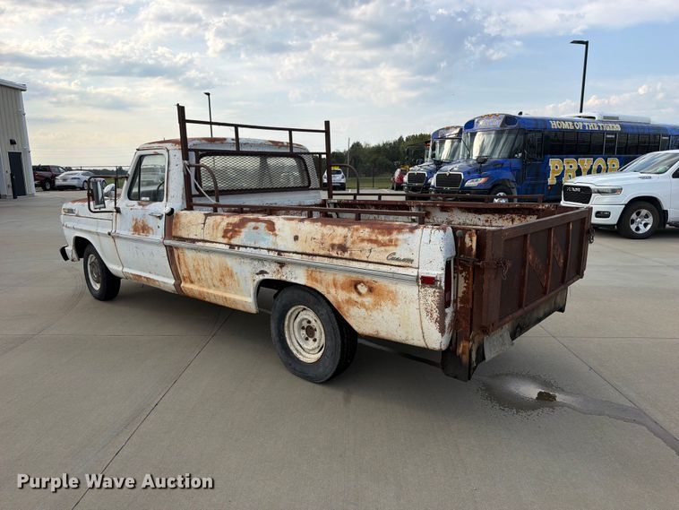 image for item FU1046 1970 Ford F100 pickup truck