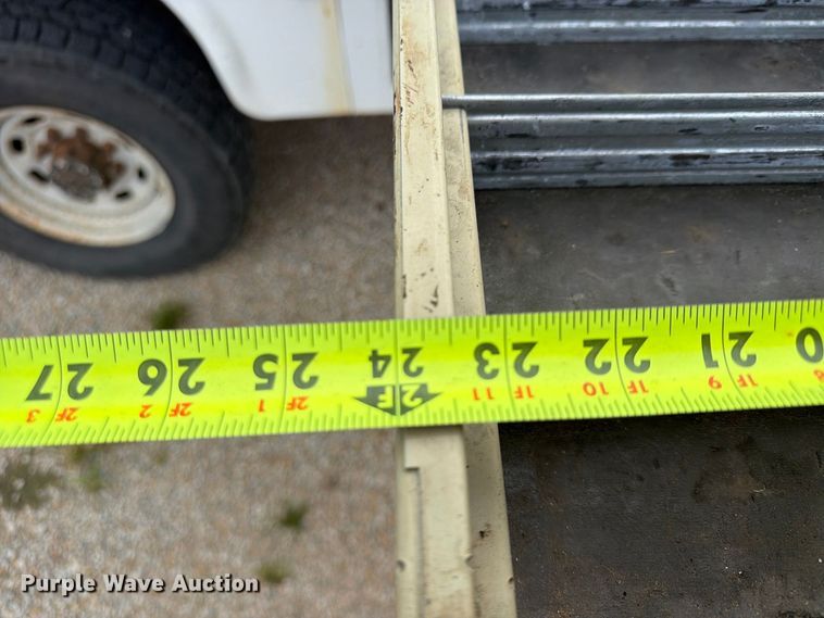 image for item FU4709 2002 Ford F350 Ext. Cab utility bed pickup truck