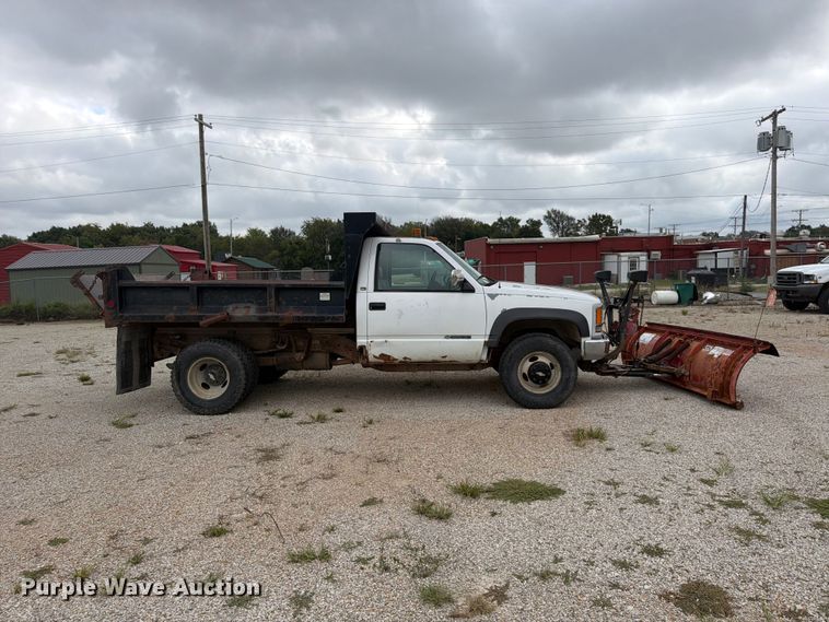 image for item FU4710 1998 Chevrolet K3500 dump bed pickup truck