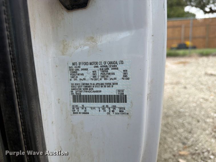 image for item FU4715 2002 Ford F150 pickup truck