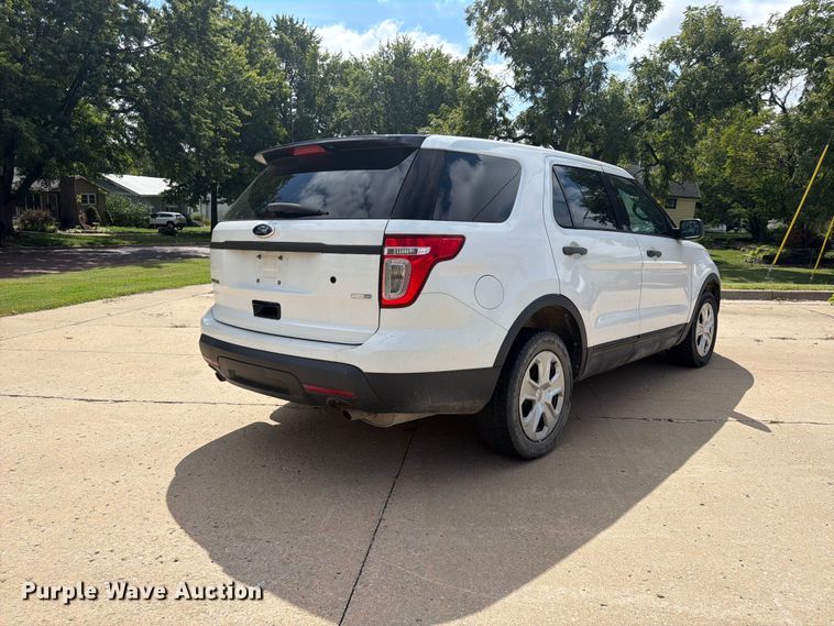image for item FU4716 2015 Ford Explorer Police Interceptor SUV