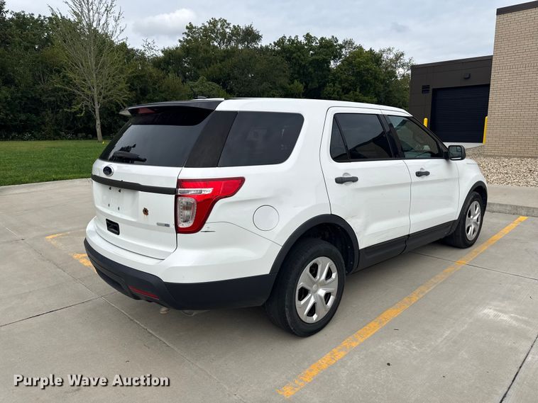 image for item ND9550 2014 Ford Explorer Police Interceptor SUV