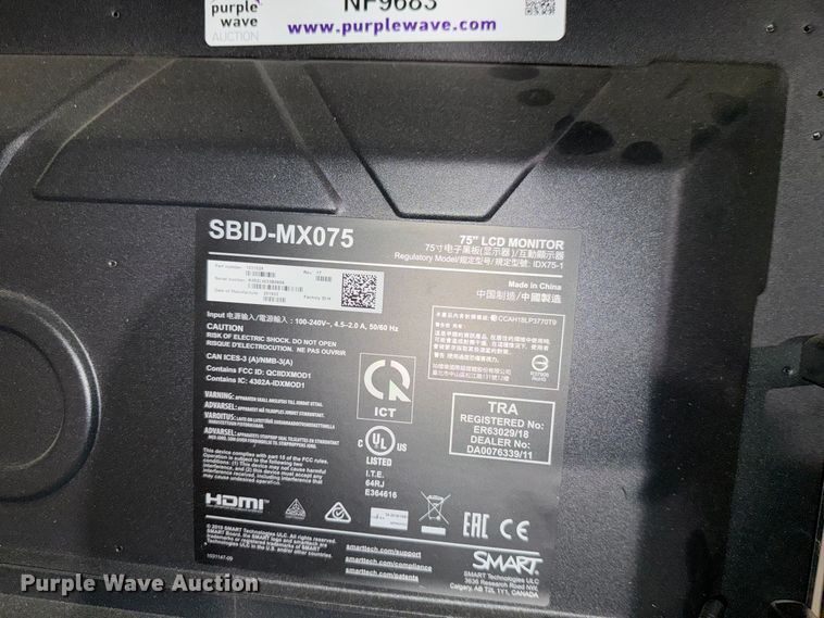 image for item NF9683 (11) Smart board TVs