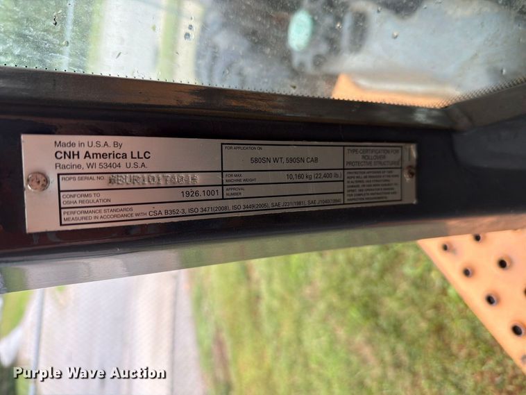 image for item NF9728 2014 Case 580 Super N WT backhoe
