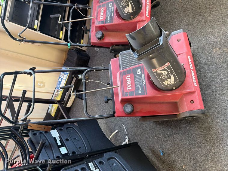 image for item NF9747 (3) Toro CCR 3000 GTS snow blower