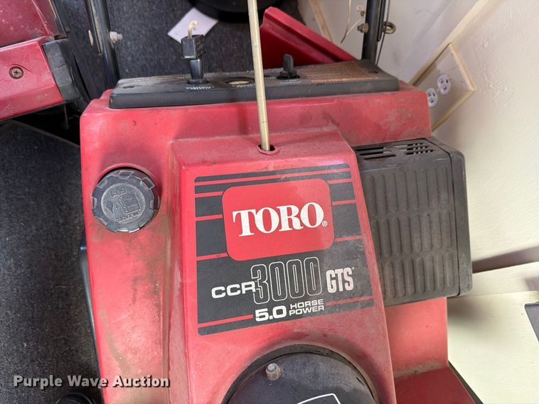 image for item NF9747 (3) Toro CCR 3000 GTS snow blower