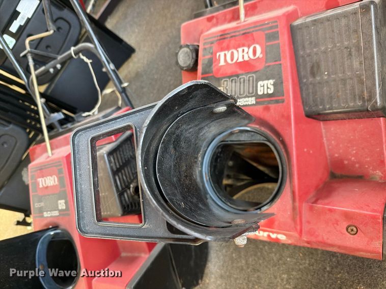 image for item NF9747 (3) Toro CCR 3000 GTS snow blower