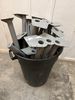 Approximately 75 metal table legs