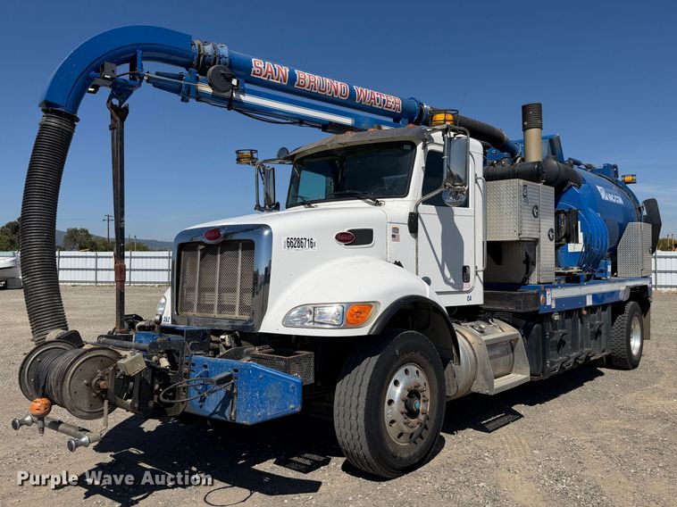 image for item YA4794 2017 Peterbilt 348 sewer jetter truck