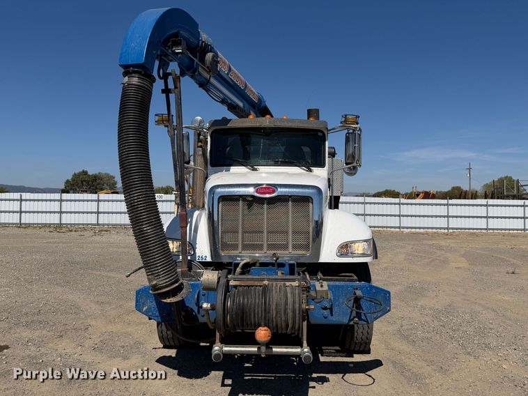image for item YA4794 2017 Peterbilt 348 sewer jetter truck
