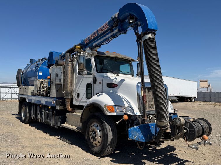 image for item YA4794 2017 Peterbilt 348 sewer jetter truck