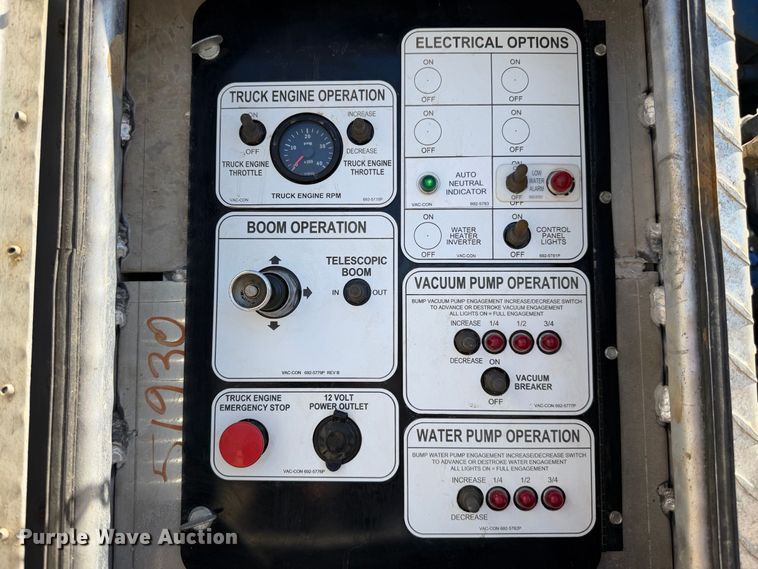 image for item YA4794 2017 Peterbilt 348 sewer jetter truck