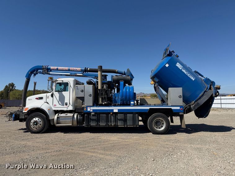 image for item YA4794 2017 Peterbilt 348 sewer jetter truck